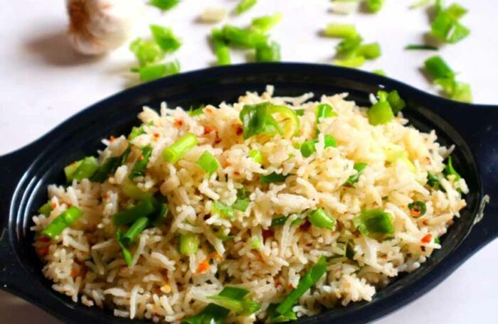 CHILLY GARLIC RICE