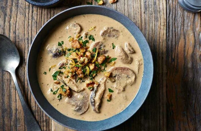 MUSHROOM CORN SOUP